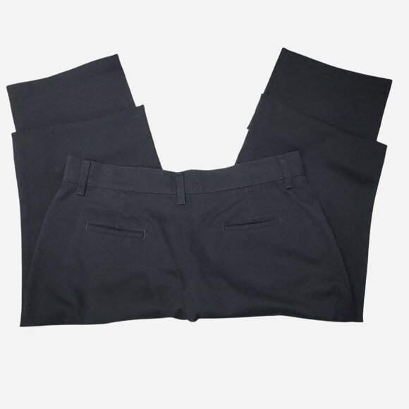 Lee Black Jeans 16 Short Relaxed Fit Straight Leg Denim - Picture 2 of 4